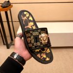 Versace Calfskin Slippers For Spring