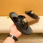Versace Cowhide Slippers For Summer