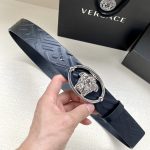 Versace Belt Embossed Leather