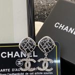 Chanel Earrings Red French Elegance