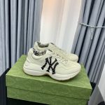 Gucci Dad Shoes Top-Grain Cowhide Sheepskin
