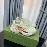 Gucci Dad Shoes Top-Grain Cowhide Sheepskin