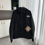 North Windbreaker Red Gore-Tex Autumn Embroidery
