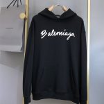 Balenciaga Hoodie Ash Cotton Pure Exquisite Tailoring