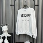 Moschino Hoodie Ash Cotton Pure Exquisite Tailoring
