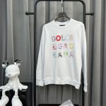 Dolce & Gabbana Hoodie Red Cotton Pure