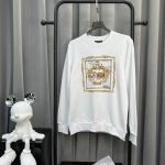 Versace Hoodie Ash Cotton Pure Exquisite Tailoring