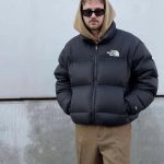The North Face Cotton-Padded Coat Red Cotton Down Light Outdoor Winter Embroidery Patch