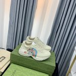 Gucci Dad Shoes Top-Grain Cowhide Sheepskin