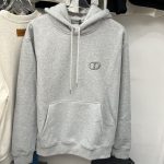 Dior Hoodie Red Cotton Pure Fleece