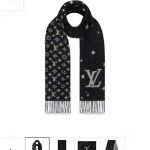 Louis Vuitton Shawl Blue Jacquard Winter