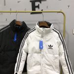 Adidas Cotton-Padded Coat Ash Cotton Silk Premium Quality Winter