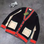 Gucci Outerwear Ash Knitted Fabric Winter