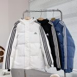Adidas Cotton-Padded Coat Red Down Waterproof Design High-Quality Materials Winter