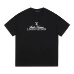Louis Vuitton Short-Sleeved T-Shirt Red Cotton Pure Spring Summer