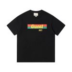 Gucci Short-Sleeved T-Shirt Black Cotton Pure Spring Summer
