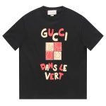 Gucci Short-Sleeved Shirts Ash Cotton Pure Patch