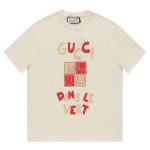 Gucci Short-Sleeved Shirts Ash Cotton Pure Patch