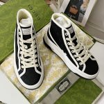 Gucci Sneakers Red Rubber Jacquard Slender Ankles