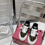 Valentino Casual Shoes Pink Sheepskin Cowhide Tpr Outsole Lace