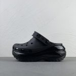 Crocs Sandals Black Rubber Outsole Summer