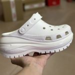 Crocs Sandals White Rubber Outsole Summer