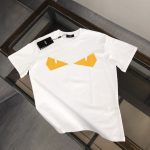 Fendi Short-Sleeved T-Shirt Ash Cotton Summer