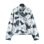Louis Vuitton Jacket Red Genuine Leather Denim