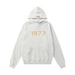 Fear Of God Hoodie Black Cotton Pure Ribbed Fabric