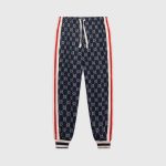 Gucci Trousers Red Jacquard