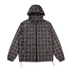 Louis Vuitton Coat Red Nylon Woven Fabric