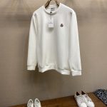 Moncler Hoodie Black Modal Double-Sided Fabric