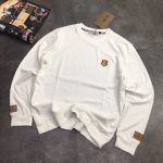 Burberry Long-Sleeved Red Cotton Soft Fleece Jacquard Autumn Winter