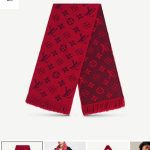 Louis Vuitton Shawl Red