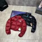 North Down Jacket Red Duck Winter Embroidery