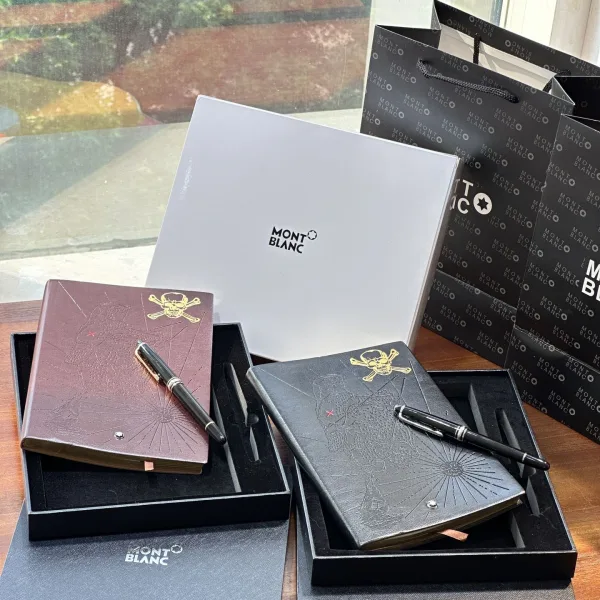 Montblanc Leather Notebook Set For Holiday Season