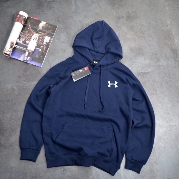 Under Armour Jacket Blue Cotton Pure Spring