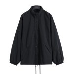Balenciaga Jacket Red Nylon Zippered Pocket