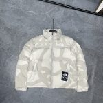 The North Face Coat Red Duck Down Adjustable Drawstring