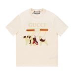 Gucci Short Sleeves Black Cotton Pure