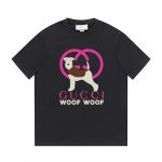 Gucci Short Sleeves Red Cotton Pure