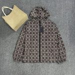 Louis Vuitton Coat Red Nylon Woven Fabric