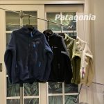 Patagonia Outerwear Green Wool Lambswool Polyester Fleece Mesh Elastic Stitching
