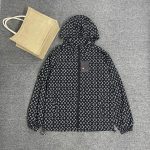 Louis Vuitton Coat Red Nylon Woven Fabric