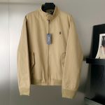 Ralph Lauren Outerwear Red Cotton Pure Relaxed Fit Embroidery