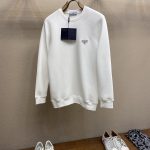 Prada Sweatshirt Red Cotton Long-Staple Air Soft And Smooth Autumn Winter