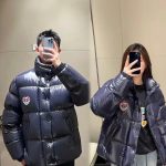 Moncler Outerwear Ash Duck Down Jacquard