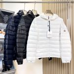 Moncler Down Jacket Blue Goose Winter