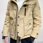 Burberry Down Jacket Cotton Gabardine Streamlined Cut