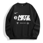 Nike Hoodies Black Cotton Xinjiang Ribbed Fabric Spring Autumn